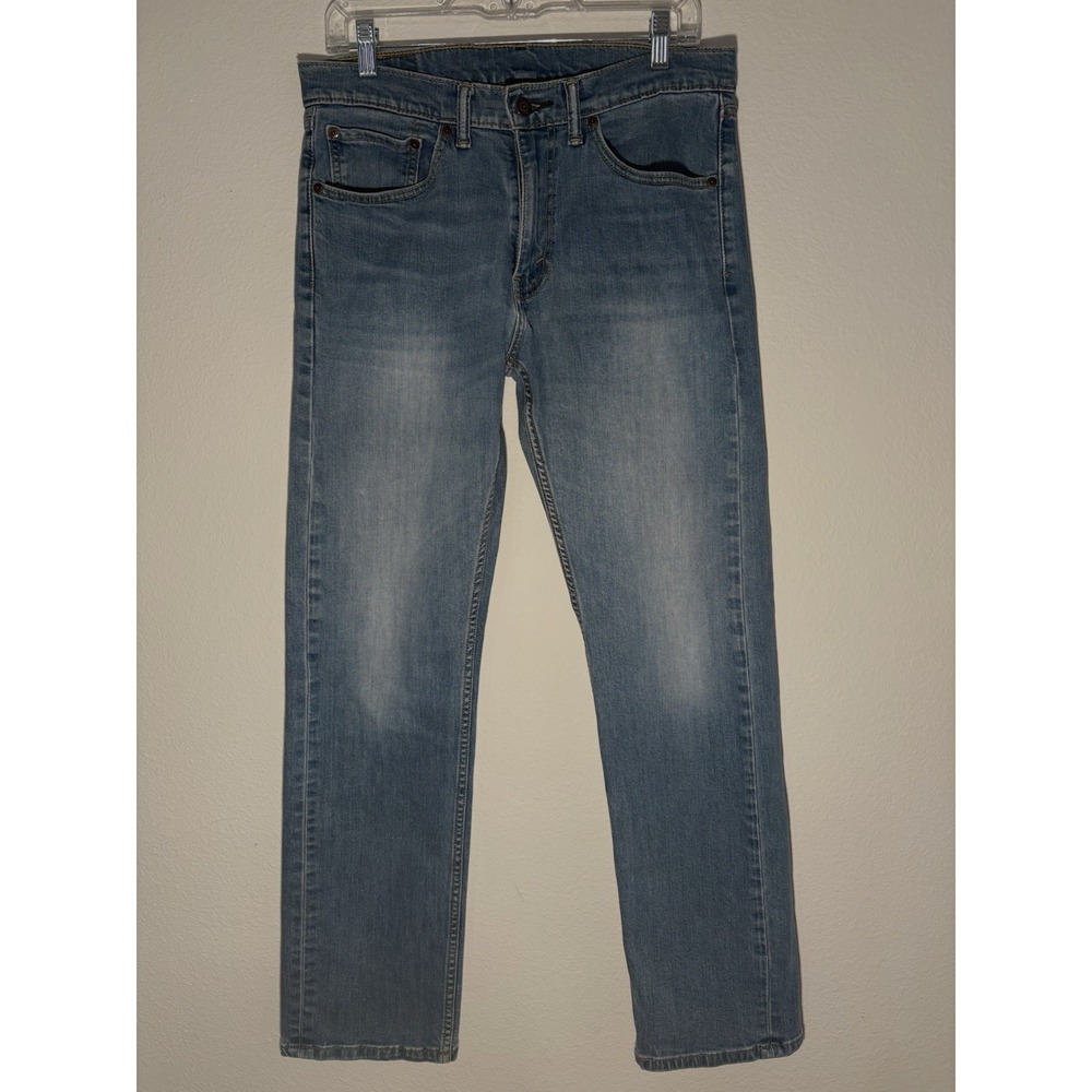 Levi's 505 Men's Jeans 32x32 Regular Fit Straight Leg Light Wash